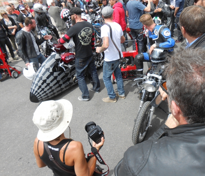 Cafe racer Montlhery Paris France motorcycle tour -